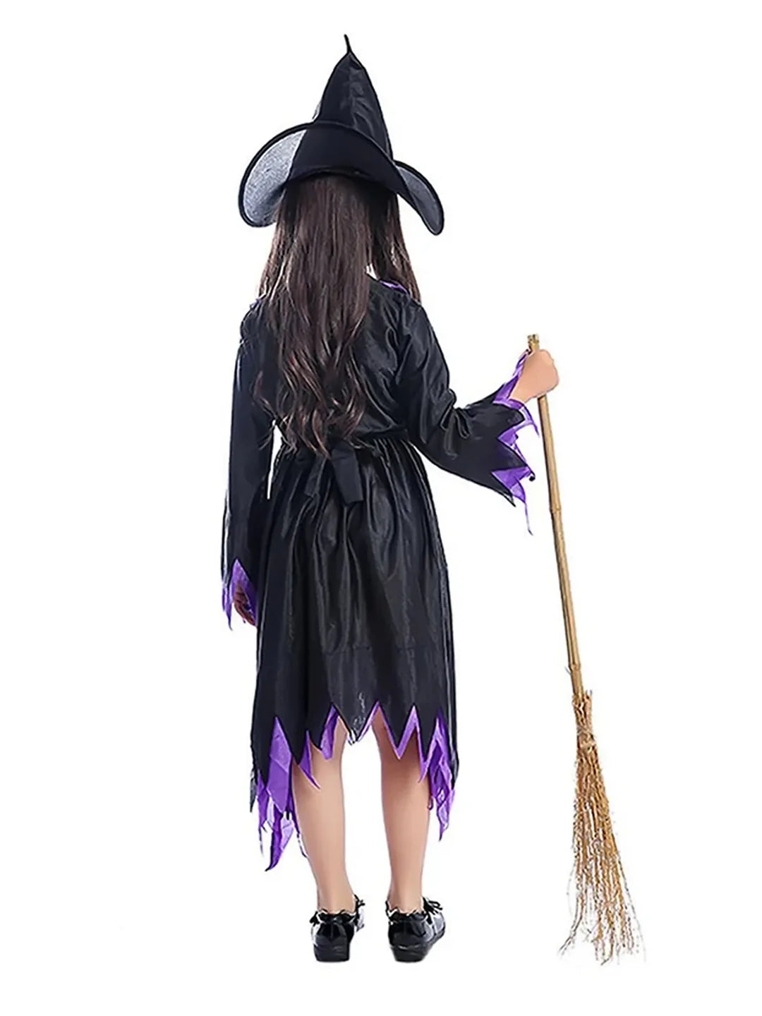 Purple Bat Witch Kids Halloween Costume