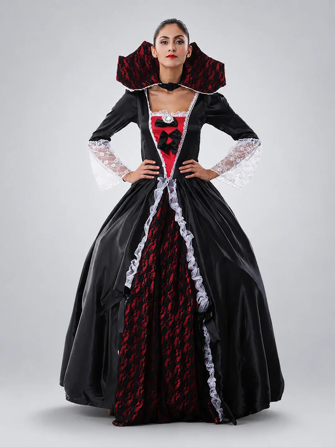 Victorian Queen Vampire Adults Halloween Costume Dress Up