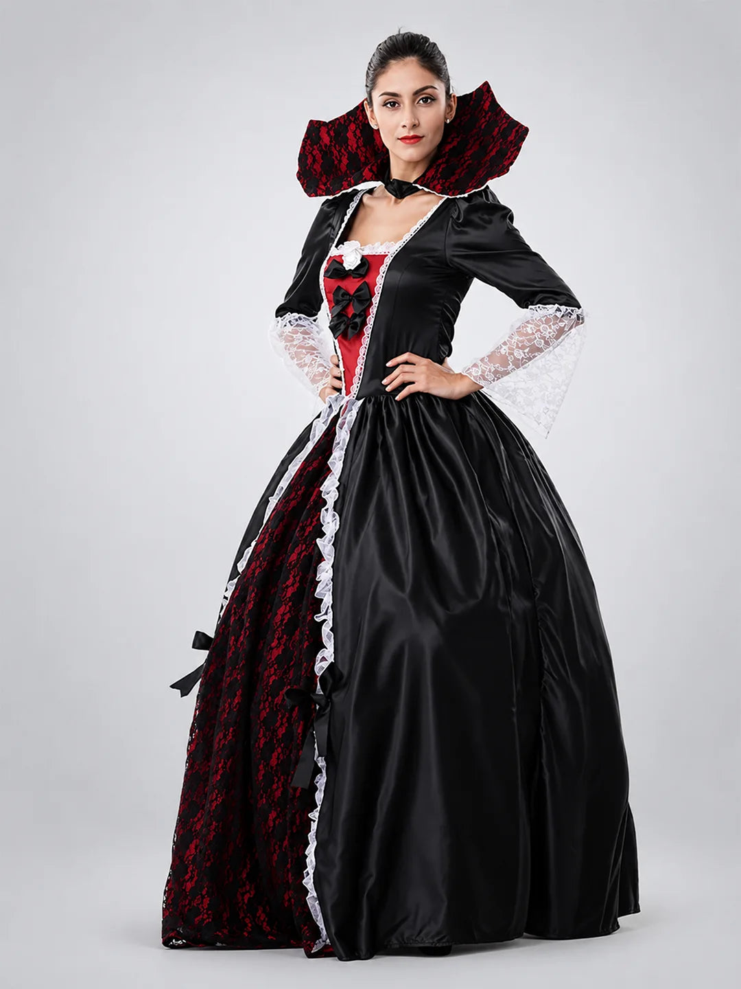 Victorian Queen Vampire Adults Halloween Costume Dress Up