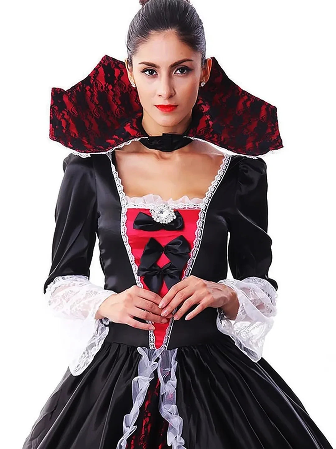 Victorian Queen Vampire Adults Halloween Costume Dress Up
