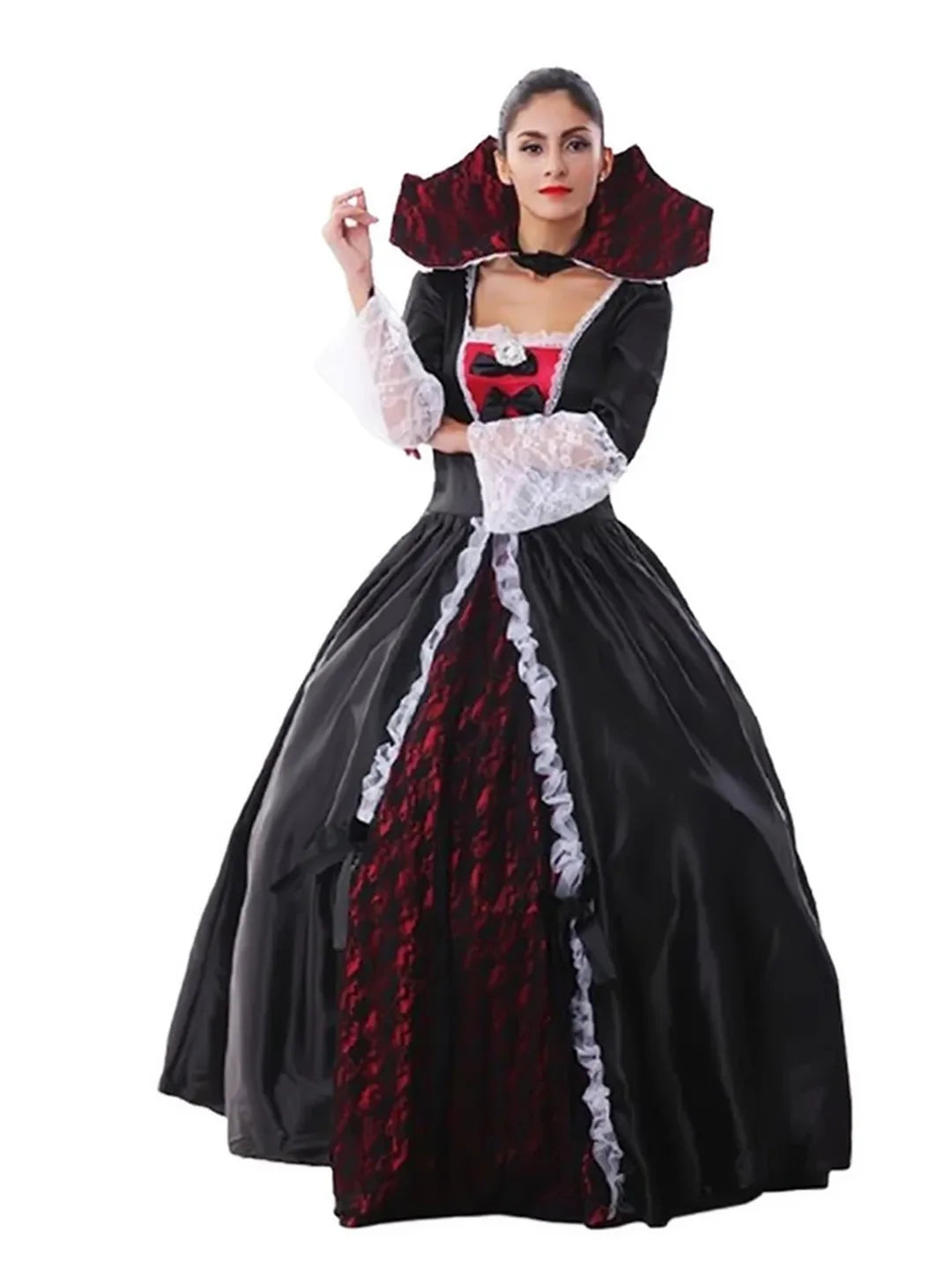 Victorian Queen Vampire Adults Halloween Costume Dress Up