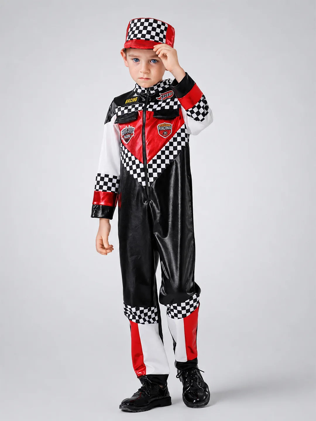 Speed Racing Car Rider costume,Kids Halloween Costume Fancy Dress Up