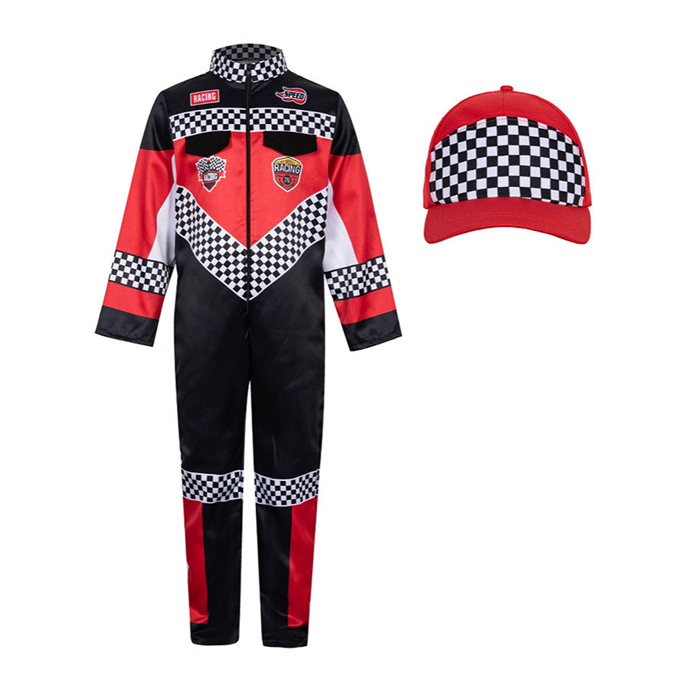 Speed Racing Car Rider costume,Kids Halloween Costume Fancy Dress Up