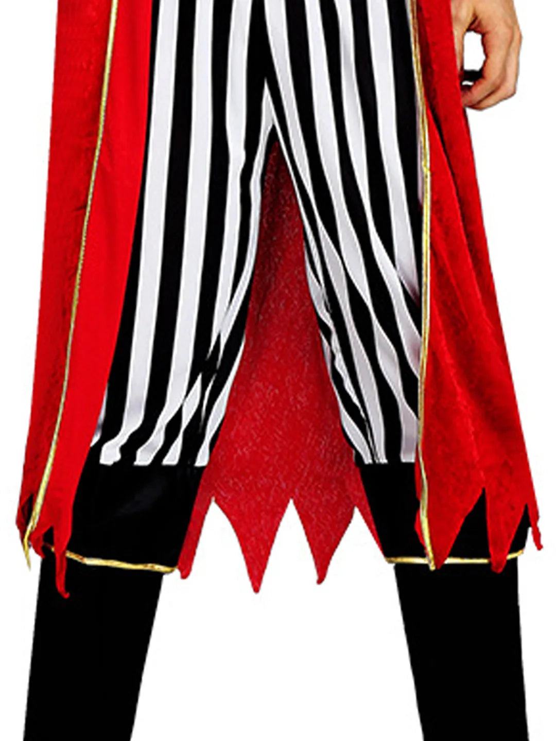 Red Coat Pirate Adult Halloween Costume Fancy Dress Up