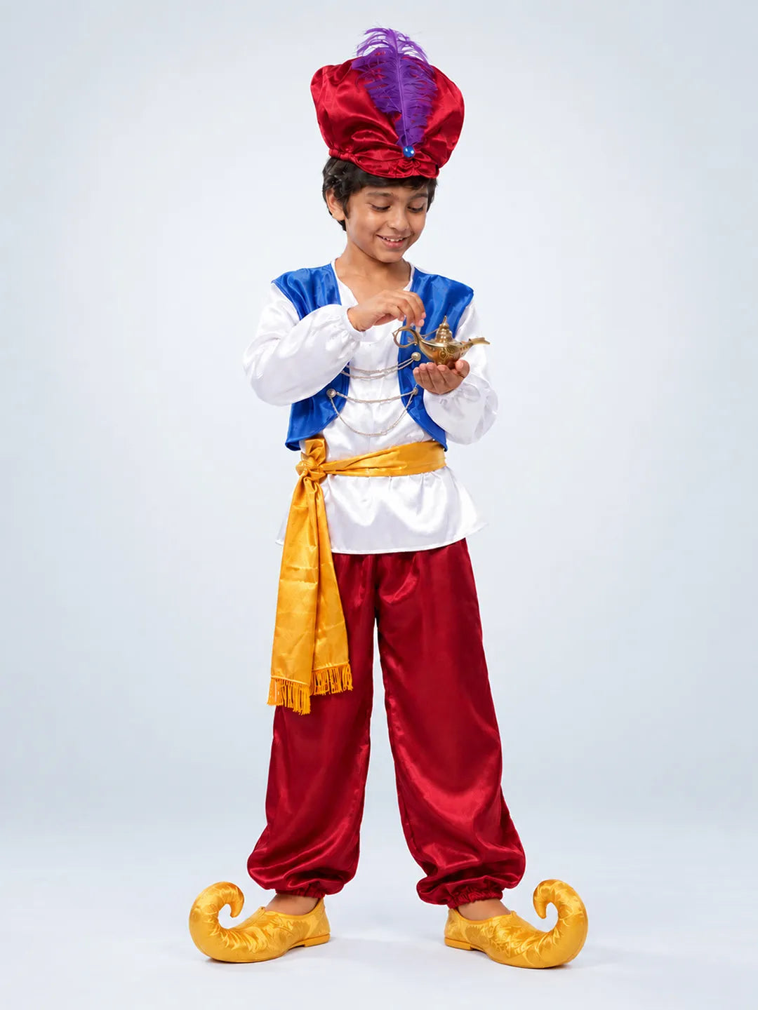 Alladin Red & White, Kids Halloween Costume Fancy Dress Up