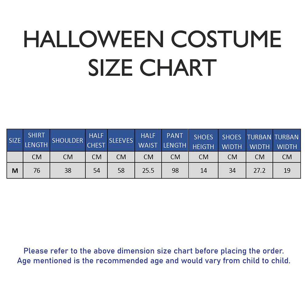 Aladdin White and Maroon Adults Halloween Costume Fancy Dress Up