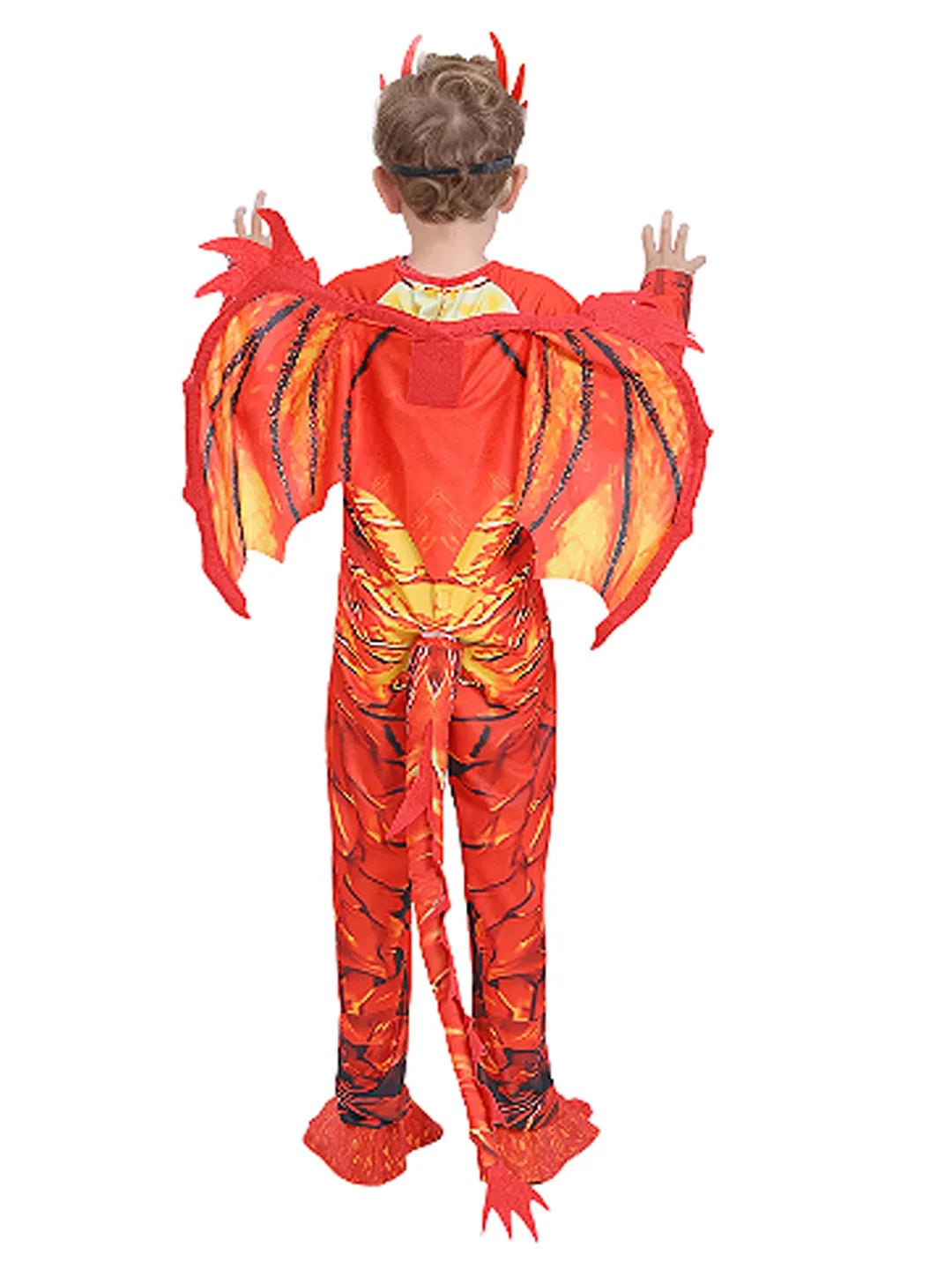 Red Dragon,Kids Halloween Costume Fancy Dress Up