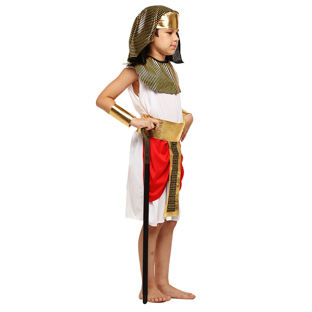 Red Egyptian Boy, Kids Halloween Costume Dress Up for Boys