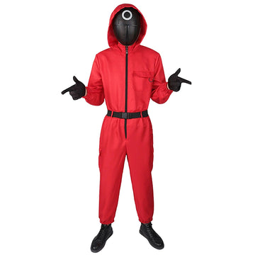 Red Guard Adult Halloween Costume Fancy Dress Up