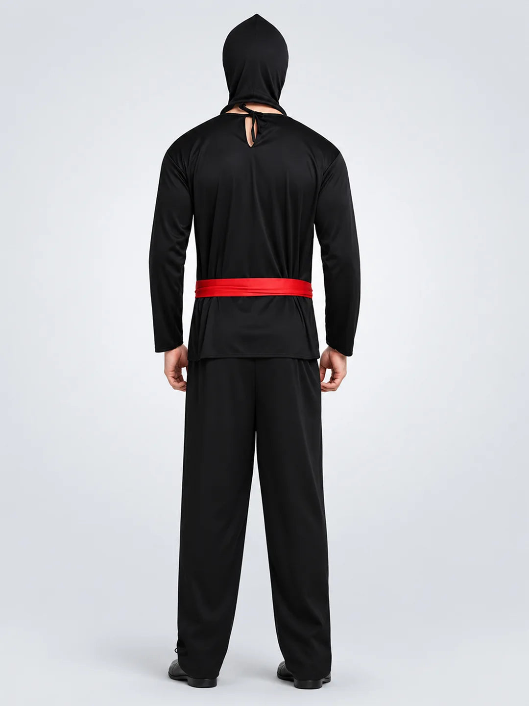 Red Dragon Ninja Adults Halloween Costume Fancy Dress Up