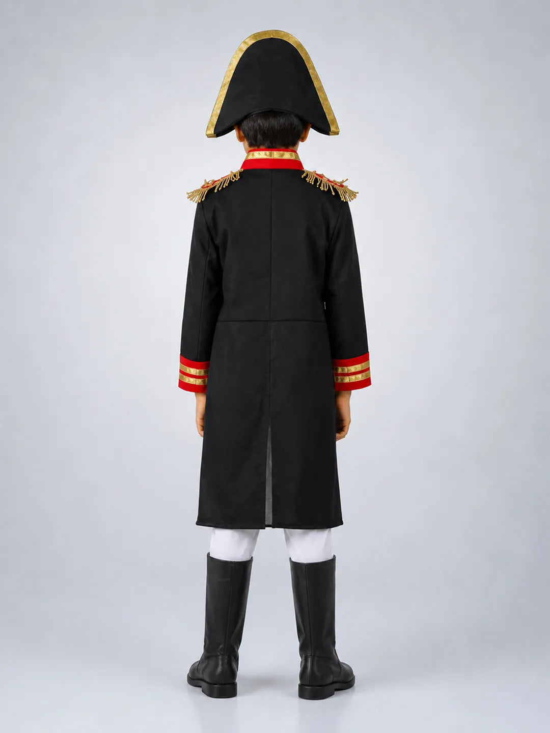 Black & Red Pirate Captain, Kids Halloween Costume Fancy Dress Up