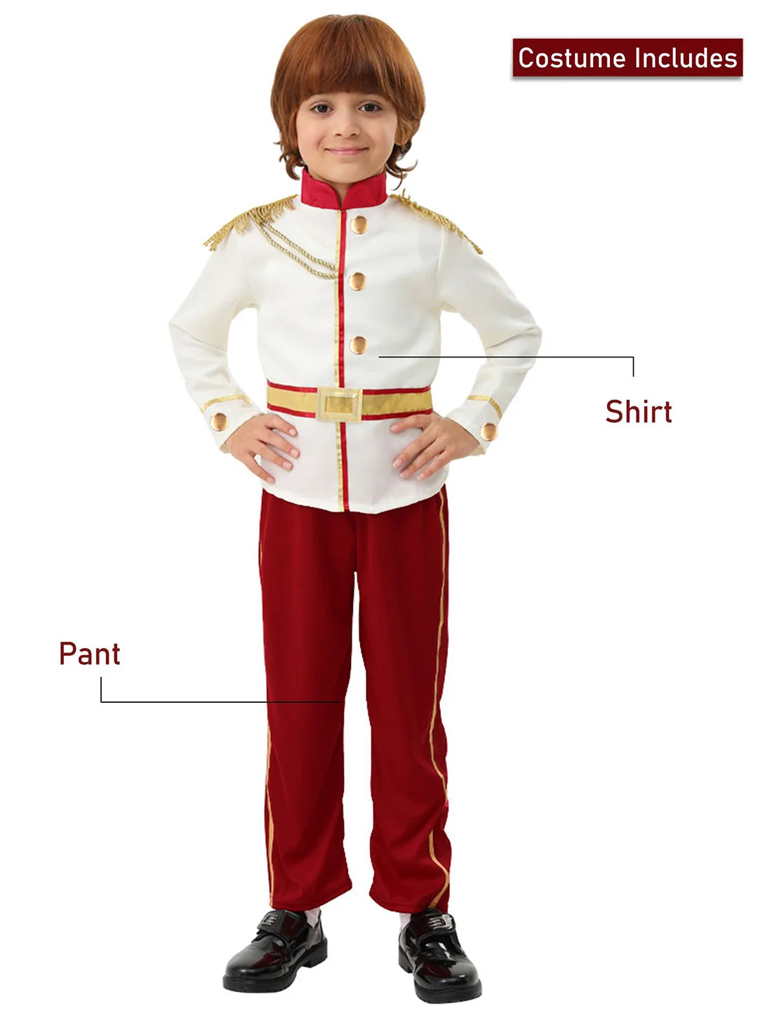 Royal Prince costume,Kids Halloween Costume Fancy Dress Up