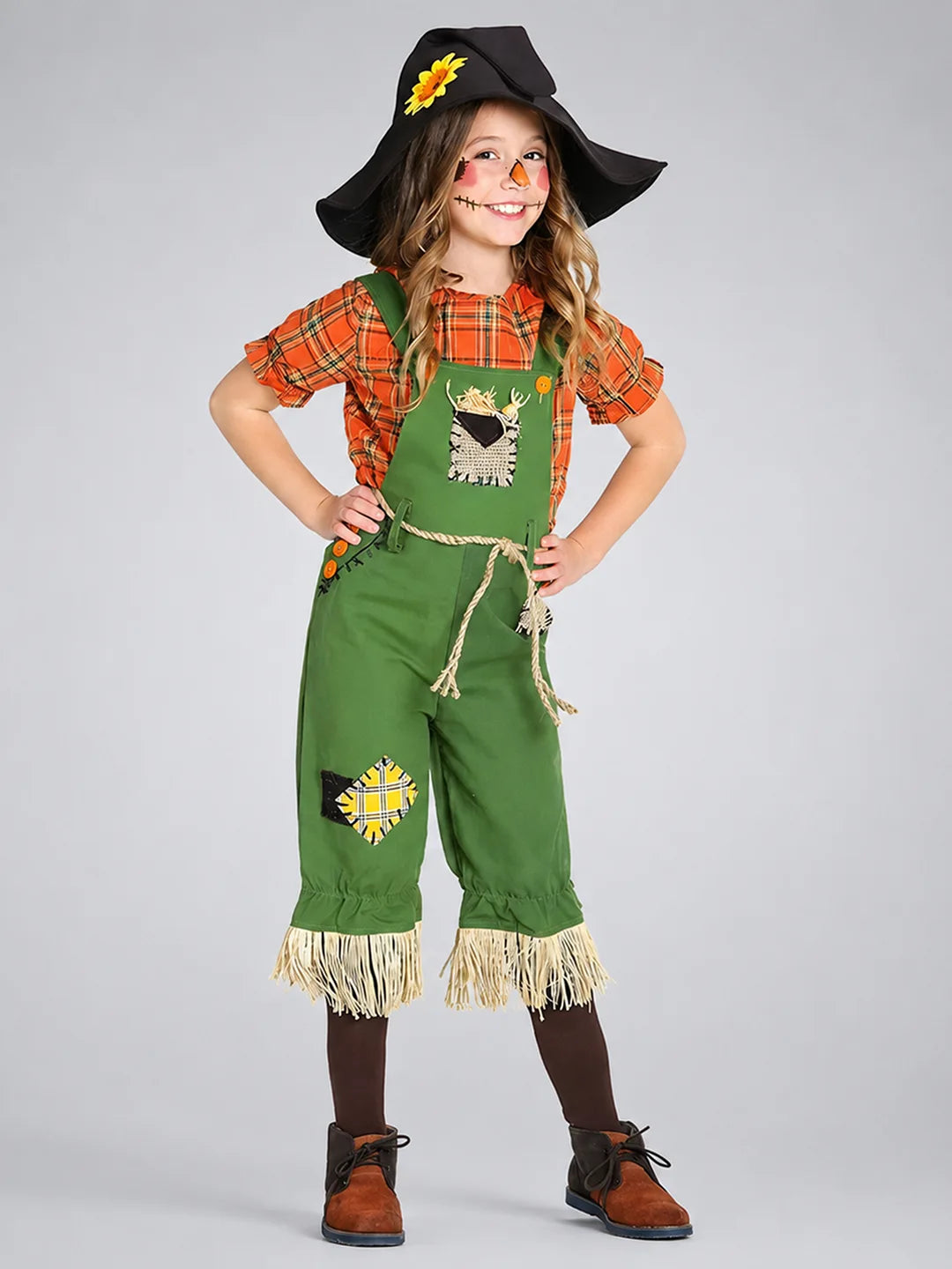 Scarecrow Girl, Halloween Costume Fancy Dress Up