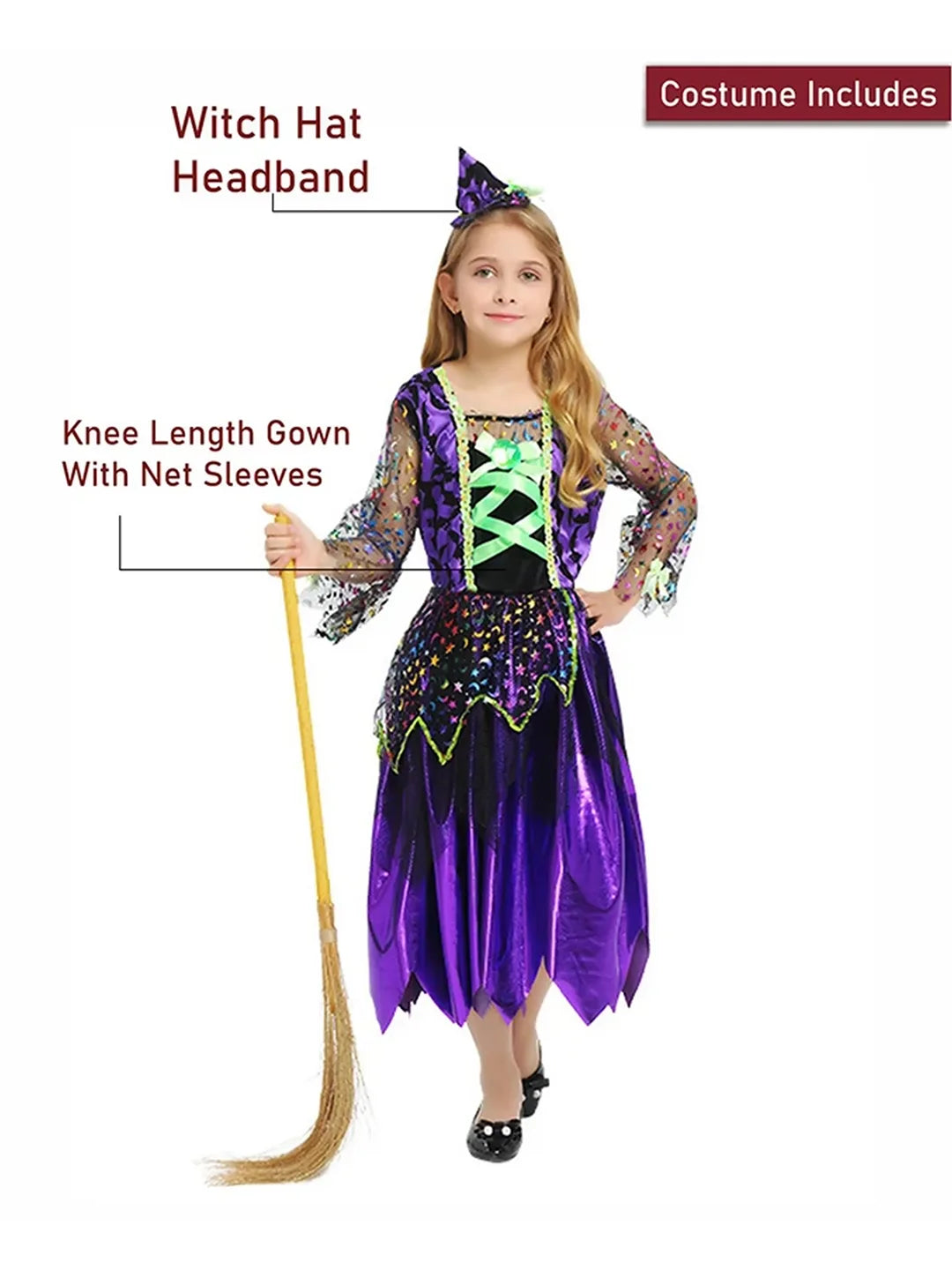Shimmer and Shine Witch , Kids Halloween Costume Fancy Dress Up