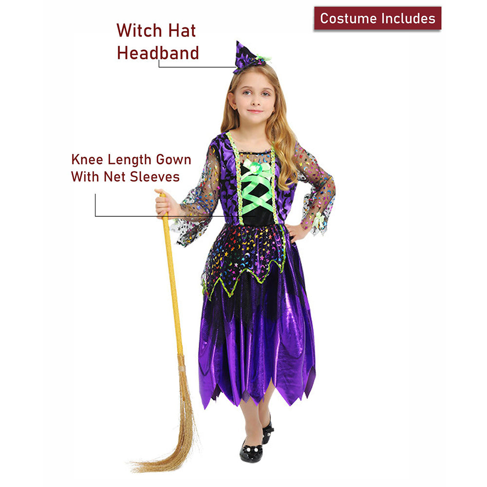 Shimmer and Shine Witch , Kids Halloween Costume Fancy Dress Up