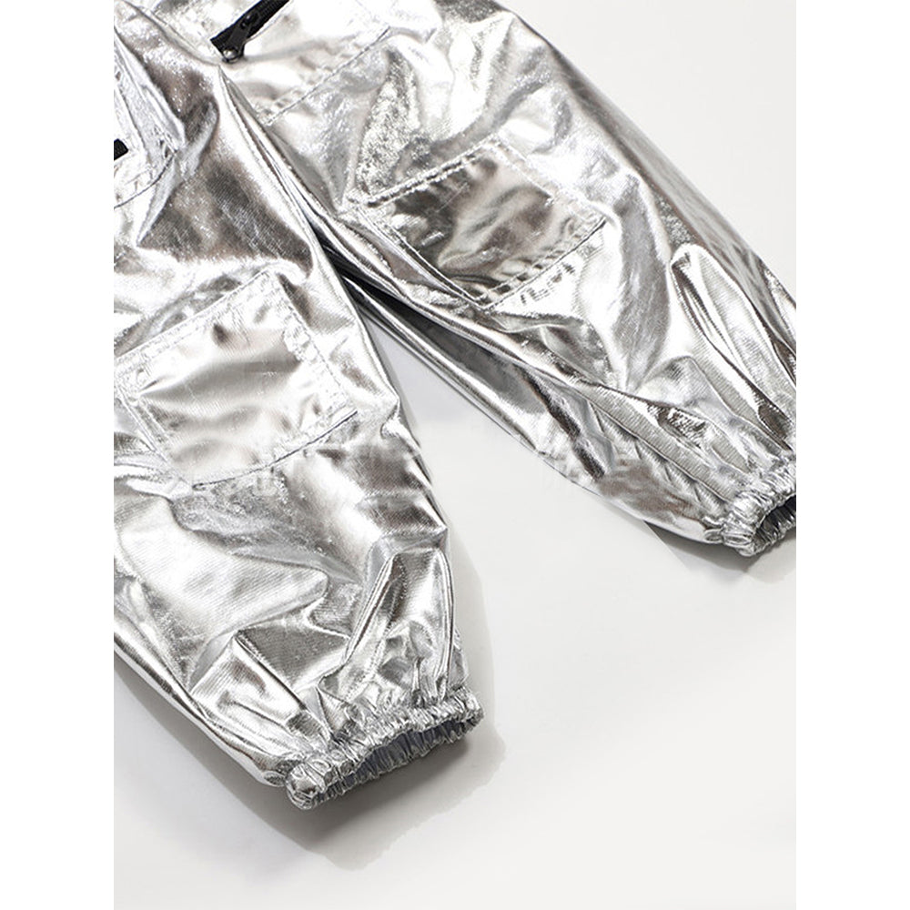Shiny Silver Astronaut, Halloween Costume Fancy Dress Up