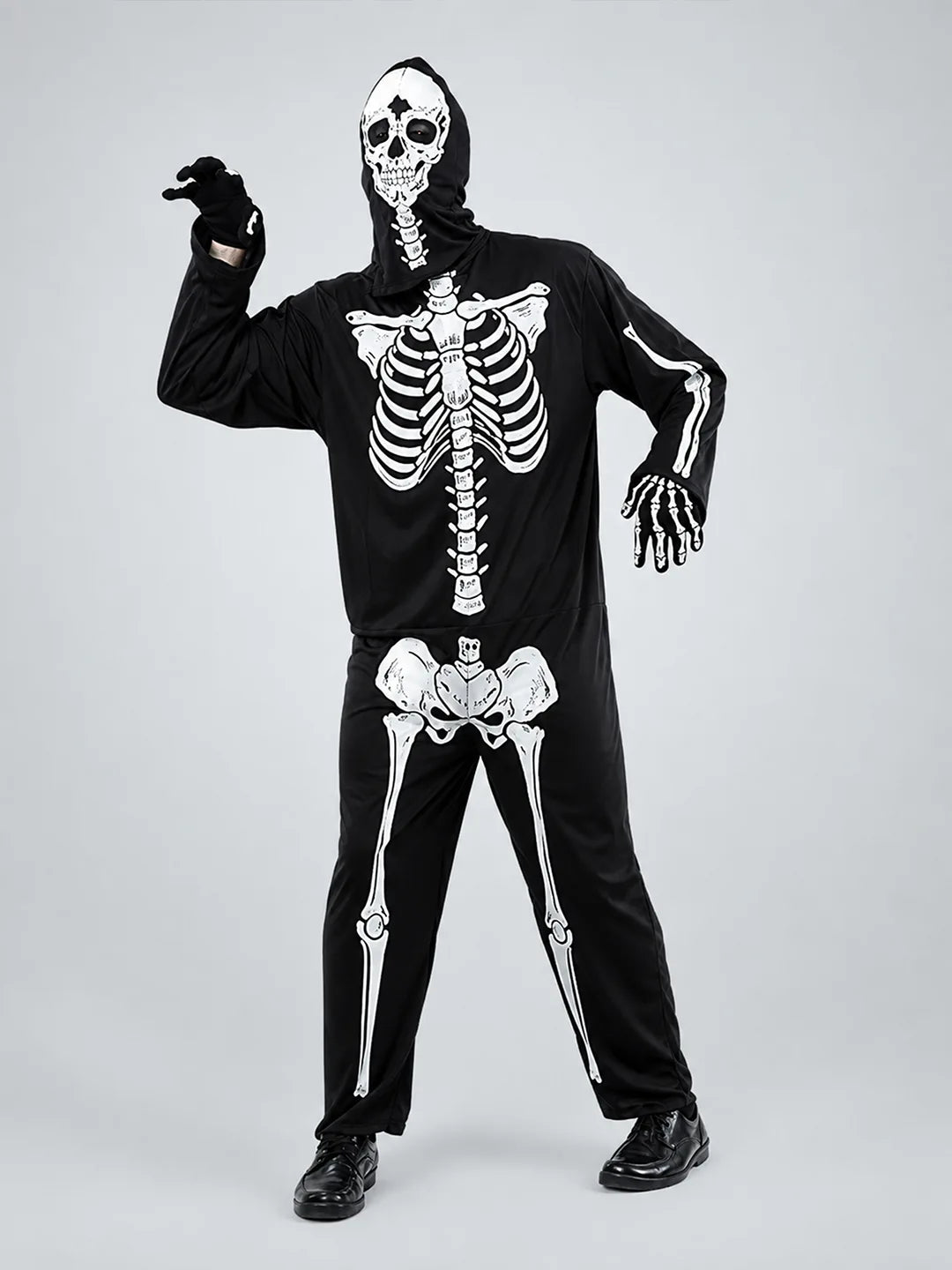 Scary Skeleton Adults Halloween Costume Dress Up