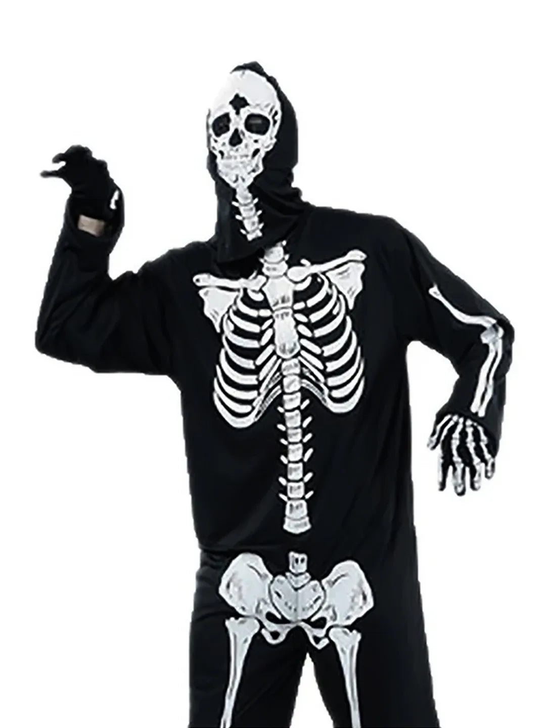 Scary Skeleton Adults Halloween Costume Dress Up