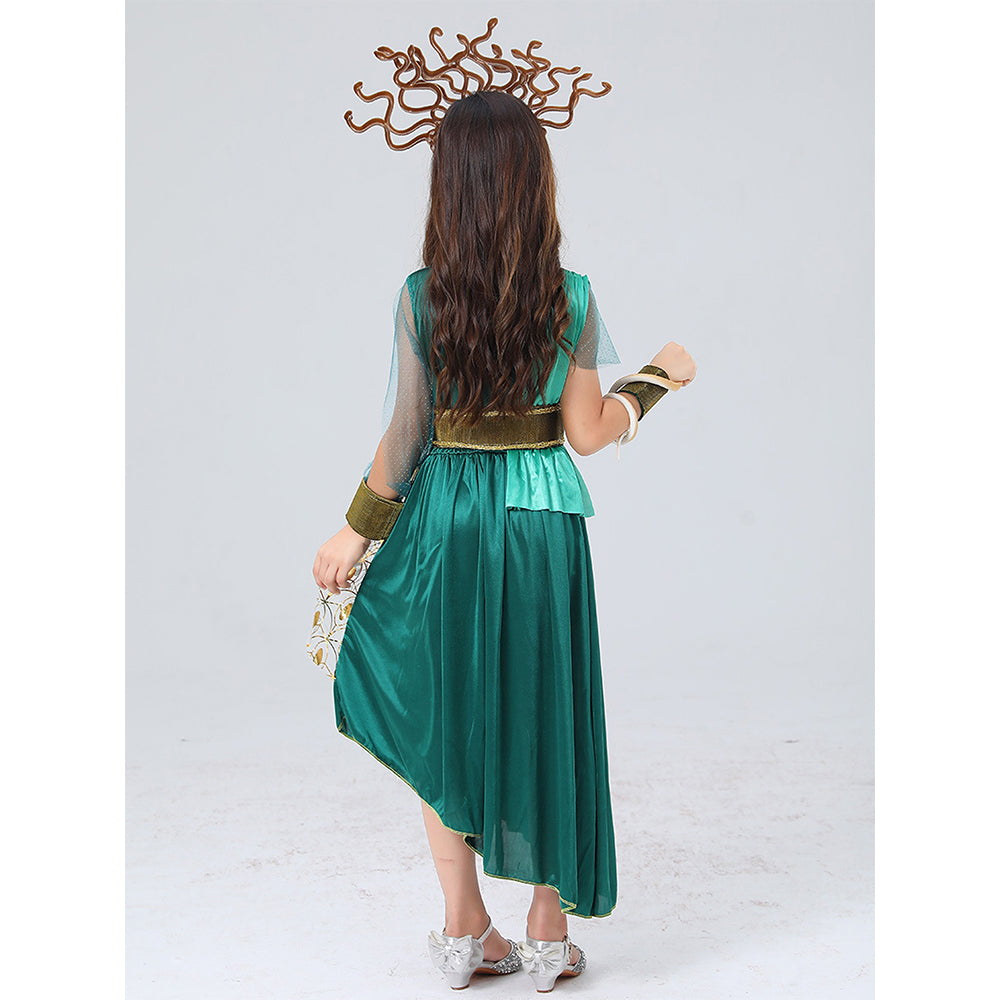 Forest Snake Queen Kids Halloween Costume Dress Up