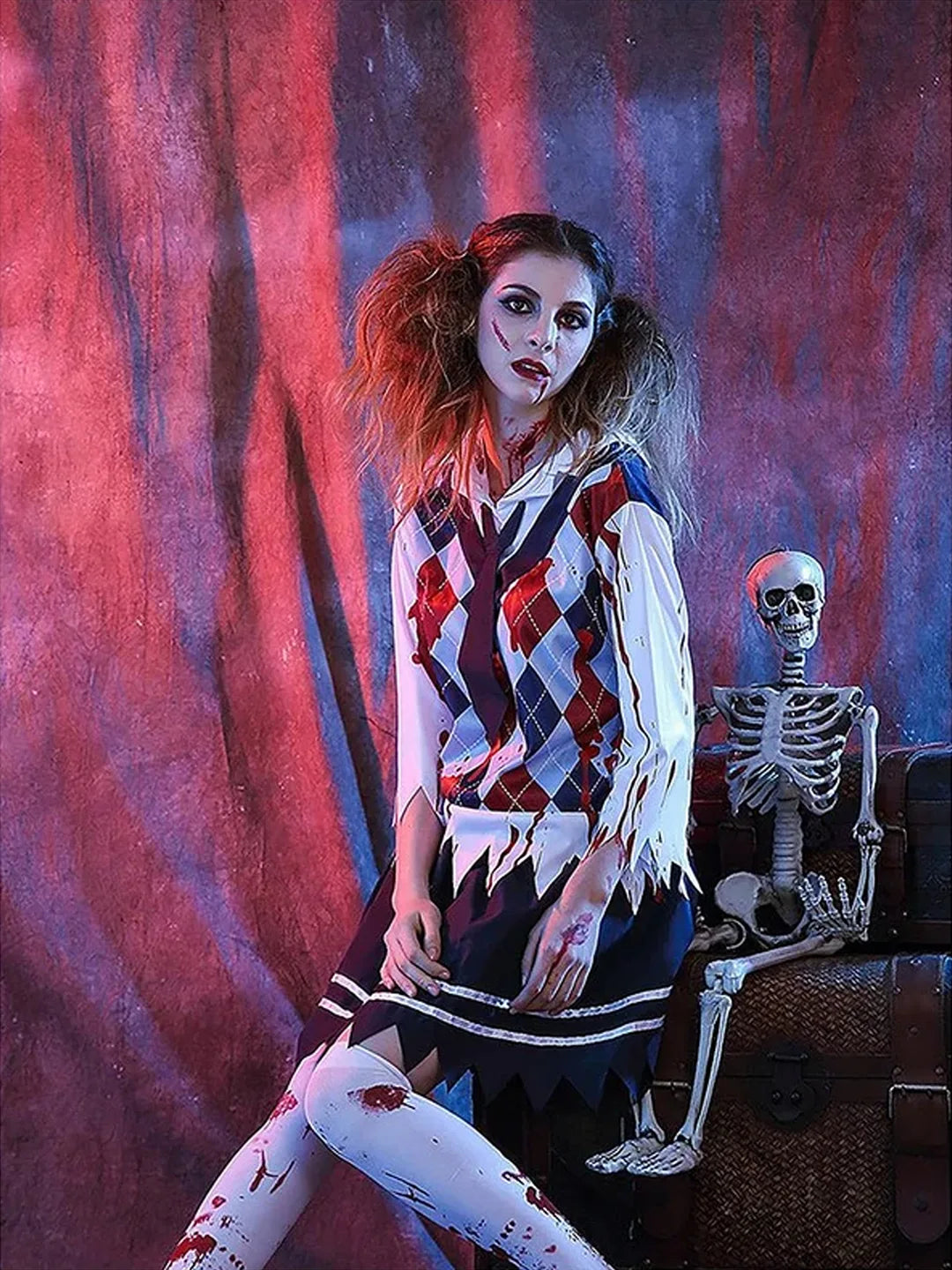 Haunted Student Adults Halloween Costume Dress Up