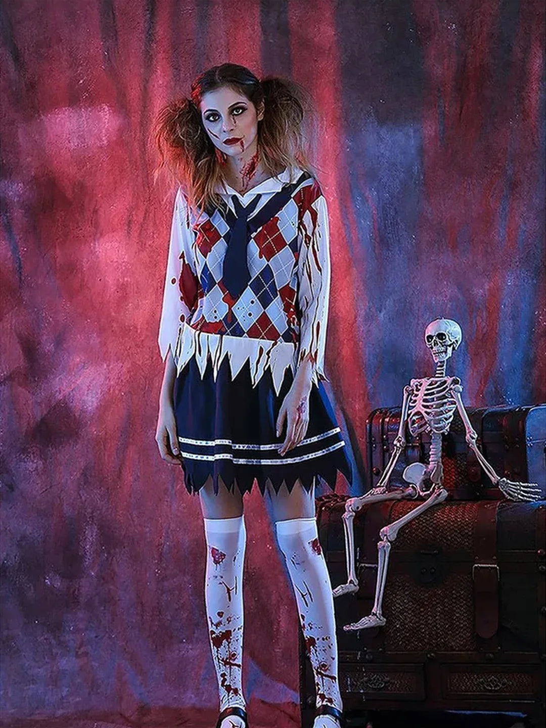 Haunted Student Adults Halloween Costume Dress Up