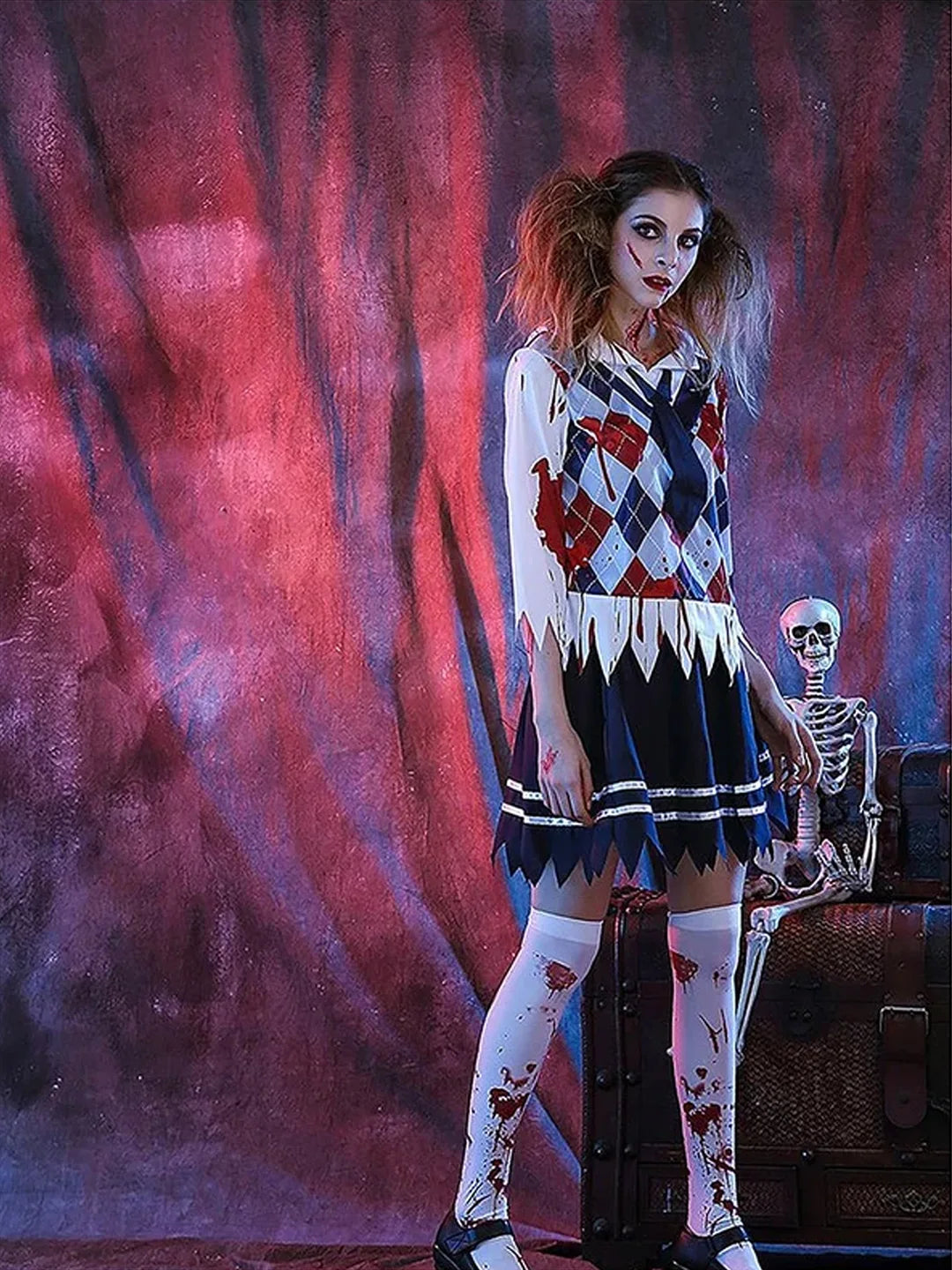Haunted Student Adults Halloween Costume Dress Up