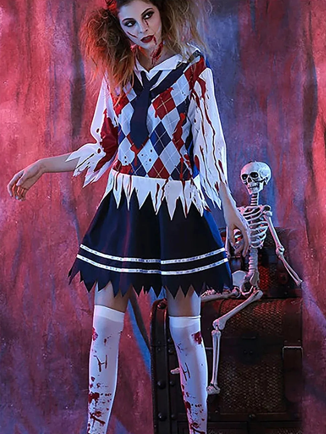 Haunted Student Adults Halloween Costume Dress Up