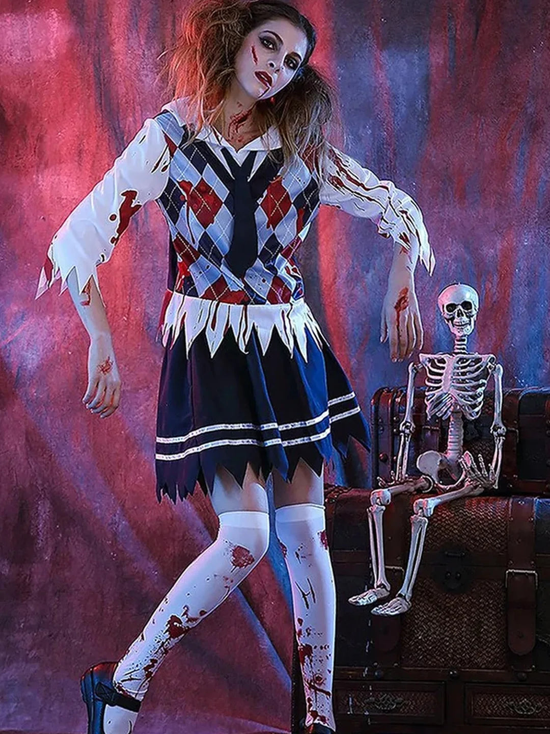 Haunted Student Adults Halloween Costume Dress Up