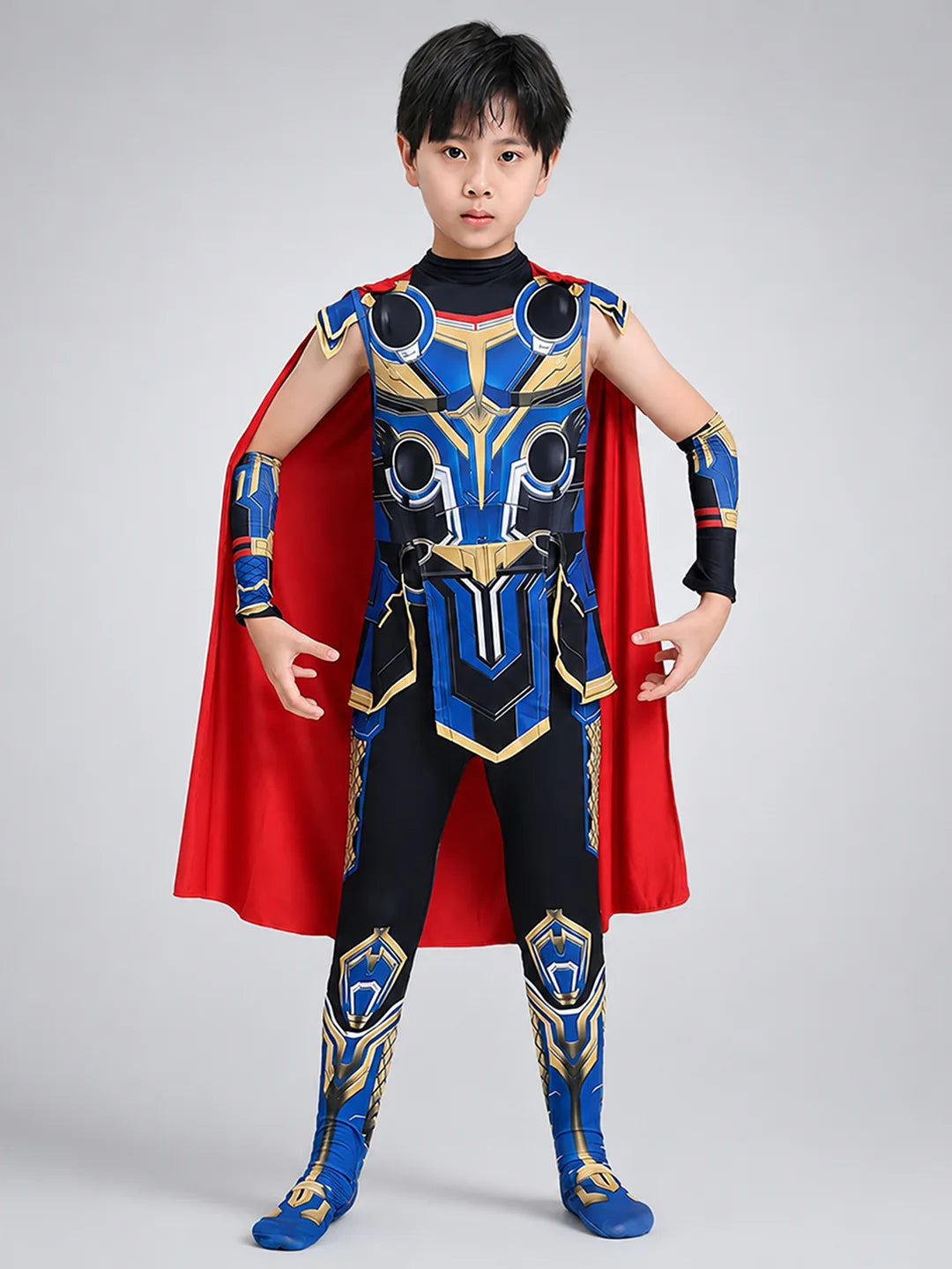 Thunder God Superhero ,Kids Halloween Costume Fancy Dress Up