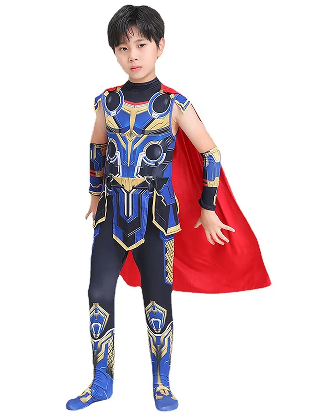Thunder God Superhero ,Kids Halloween Costume Fancy Dress Up