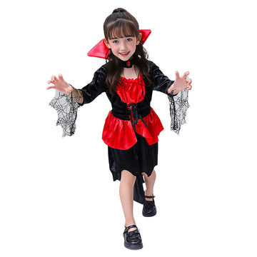 Wampire Witch Theme Kids Halloween Costume