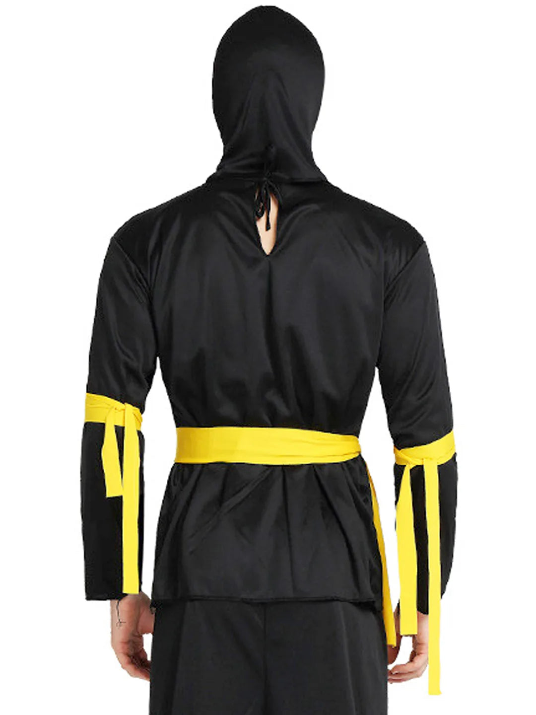 Yellow Dragon Ninja Adults Halloween Costume Fancy Dress Up