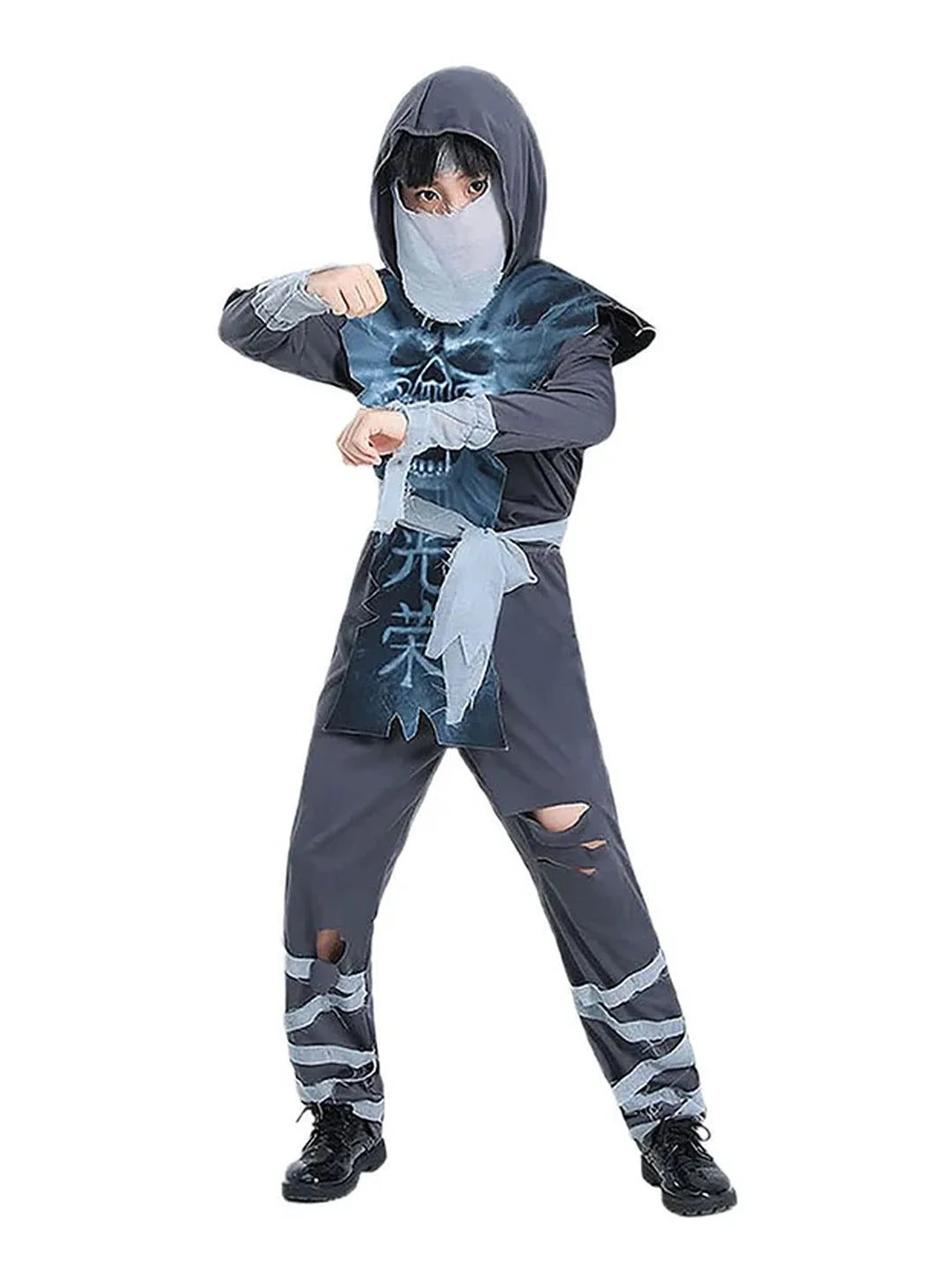 Zombie Ninja Kids Halloween Costume