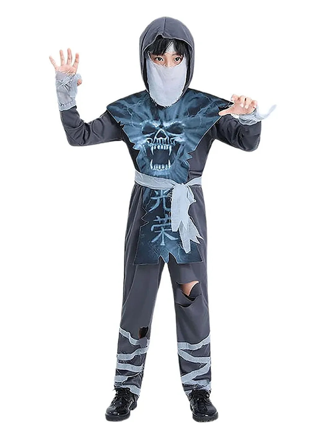 Zombie Ninja Kids Halloween Costume