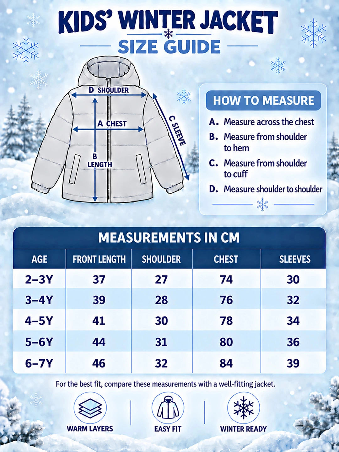 Grey Dumper Quilted Bomber Winter Jacket for Kids