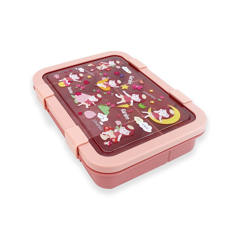5Sections Peach Fairy Lunch Box For Kids