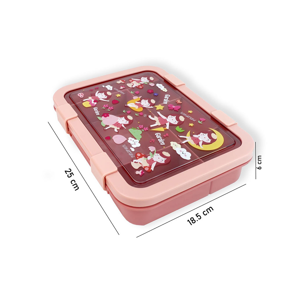 5Sections Peach Fairy Lunch Box For Kids