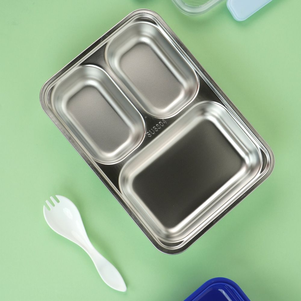 Blue Whale Big Size Stainless Steel Kids Lunch Box