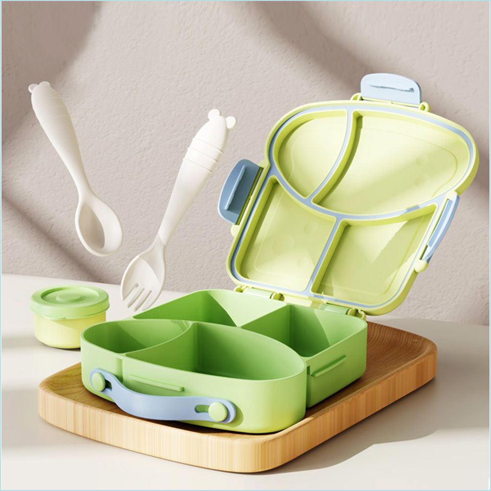 Pastel Mint Bread slice Fun themed Kids Lunch Box/Tiffin Box