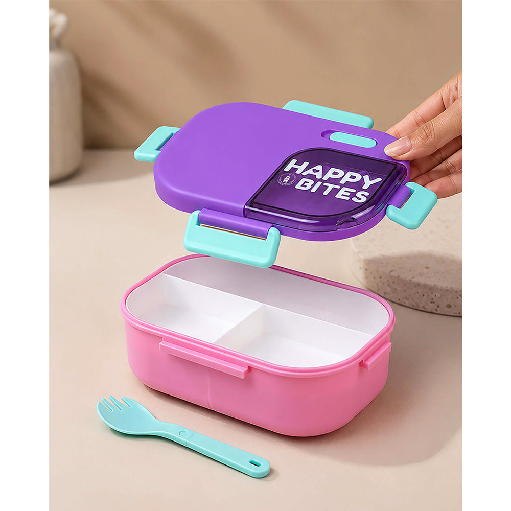 Purple Window Color-block, Happy Bites Bento Lunch Box