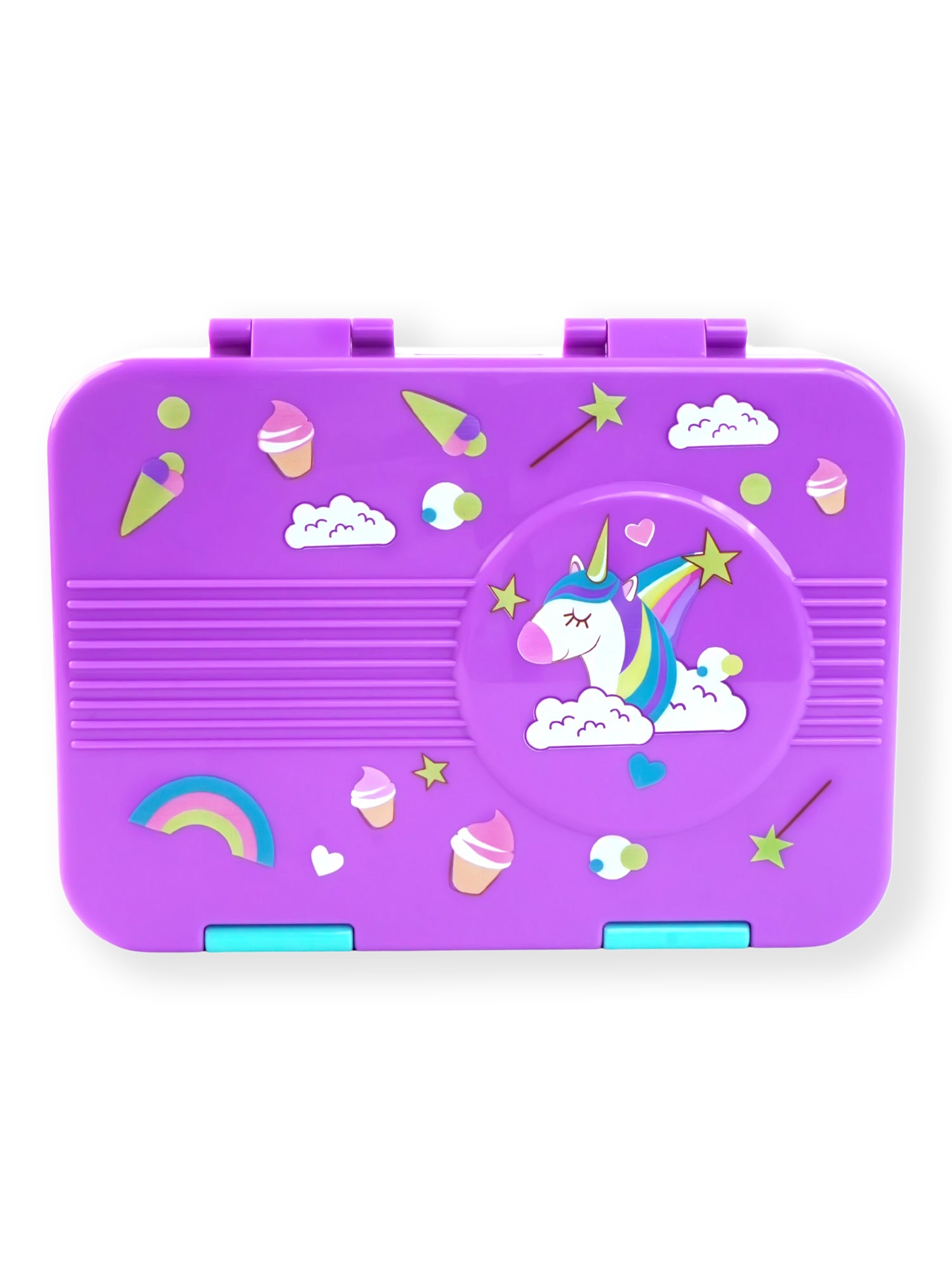 Purple Unicorn Bento Lunch Box for Kids