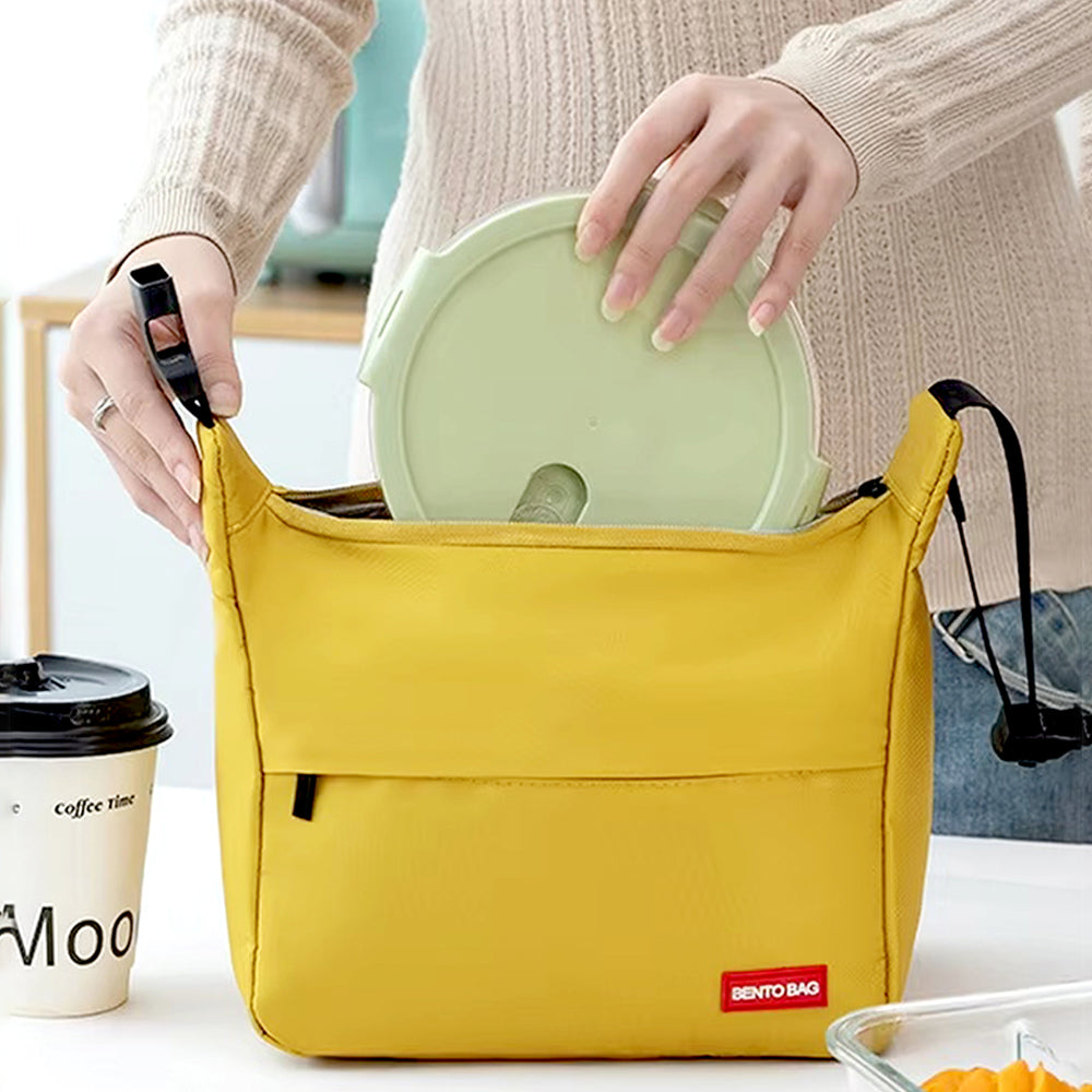 Olive Adjustable Buckle Hook Style Insulated Lunch Bag for Kids & Adults