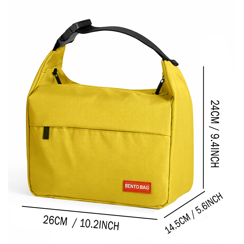 Olive Adjustable Buckle Hook Style Insulated Lunch Bag for Kids & Adults