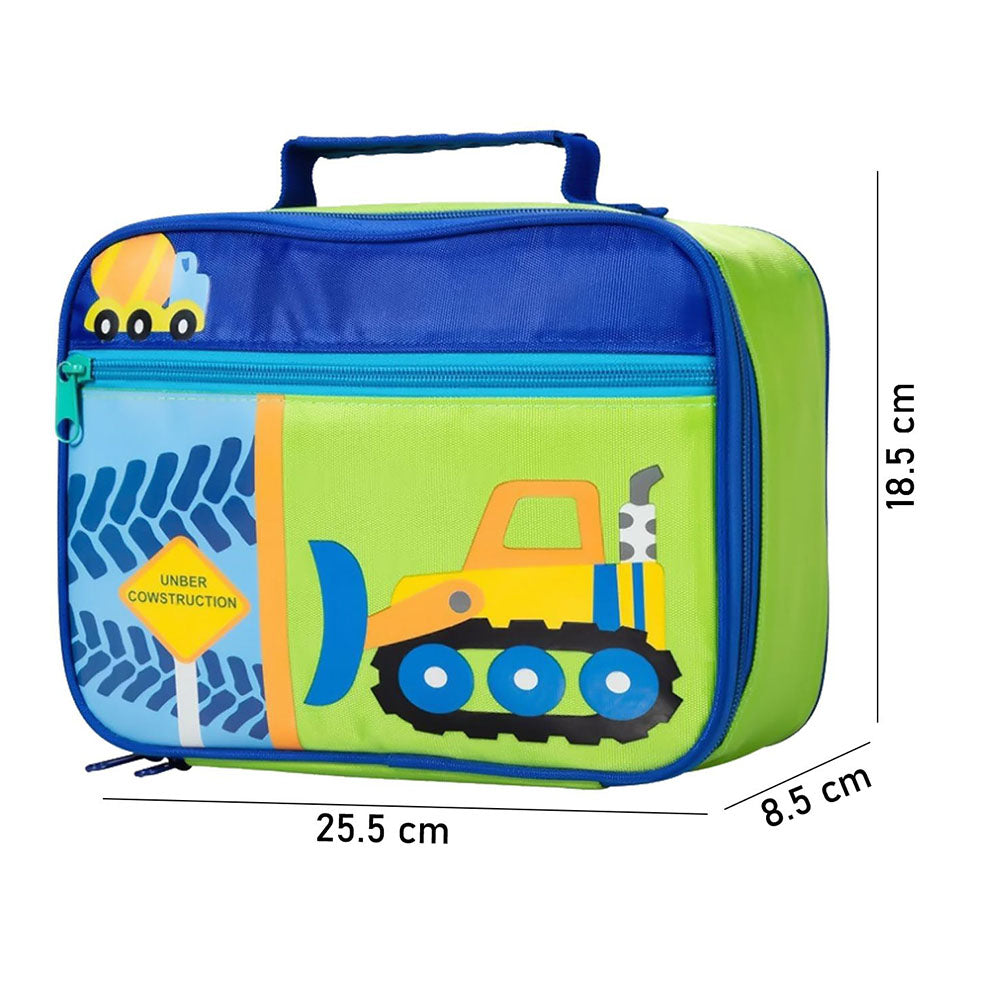 Dumper Truck theme Single Compartment Lunch Bag for Kids