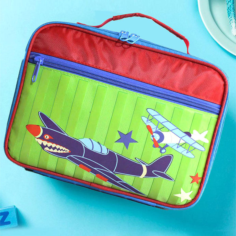 Fighter Plane theme Single Compartment Lunch Bag for Kids