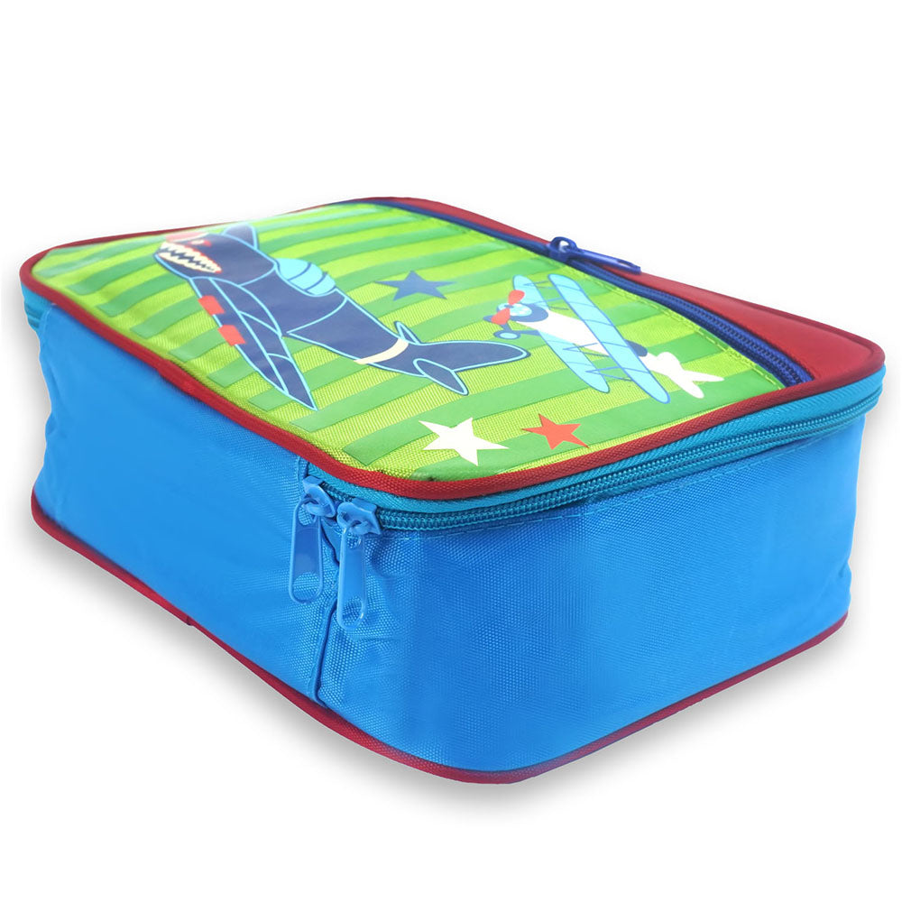 Fighter Plane theme Single Compartment Lunch Bag for Kids