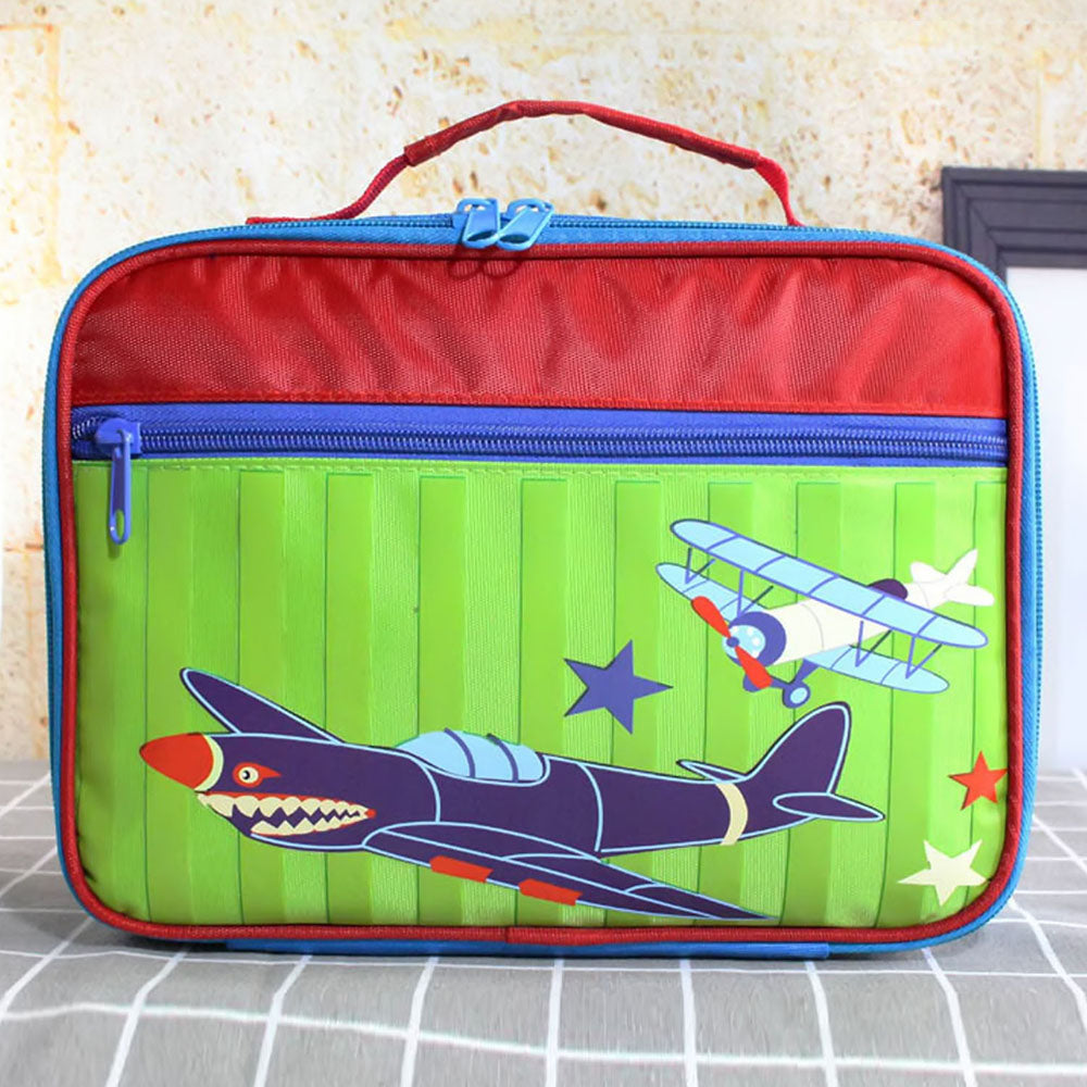 Fighter Plane theme Single Compartment Lunch Bag for Kids