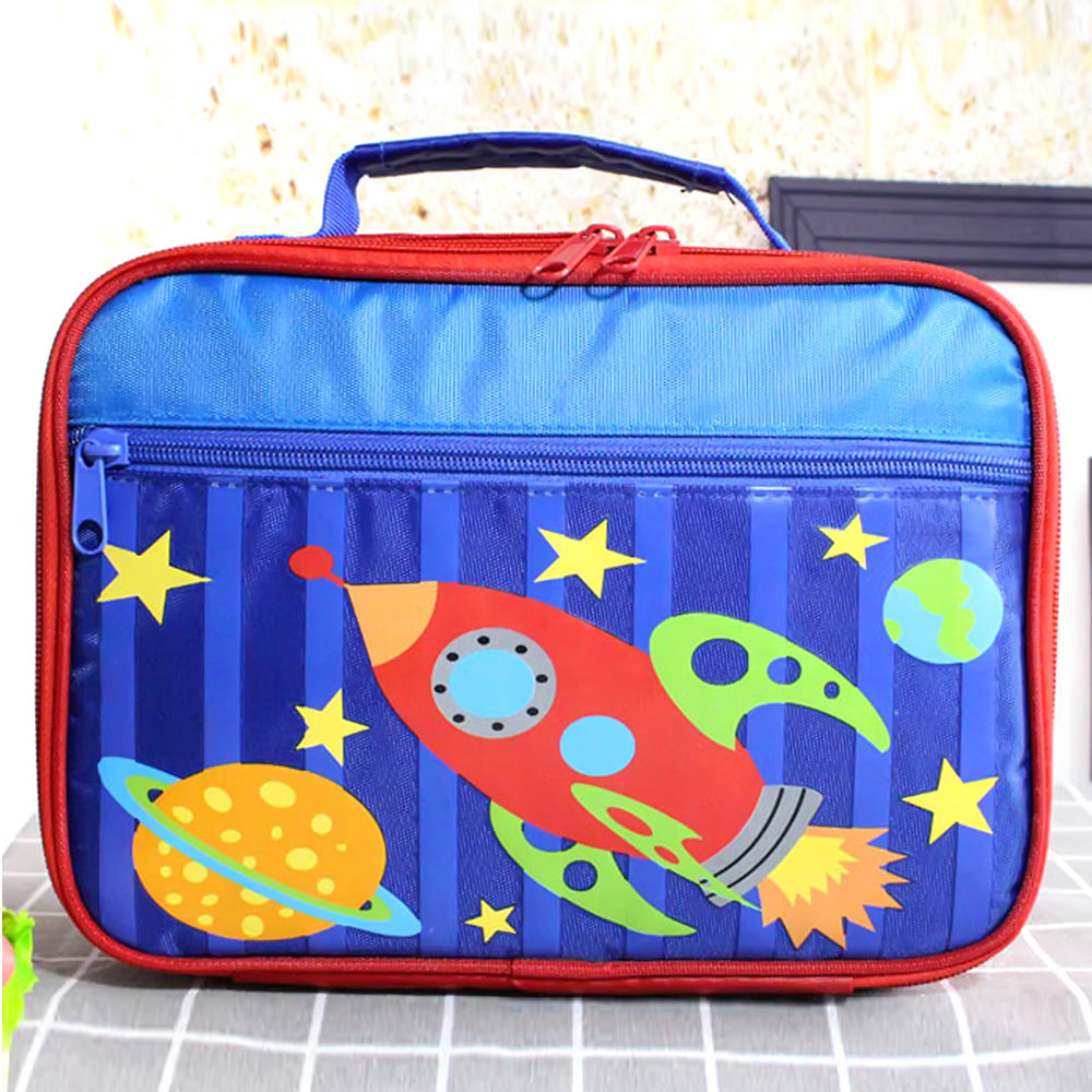 Space theme Single Compartment Lunch Bag for Kids