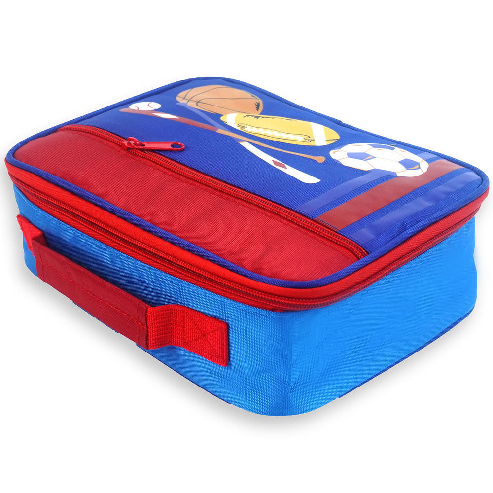 Sports theme Single Compartment Lunch Bag for Kids