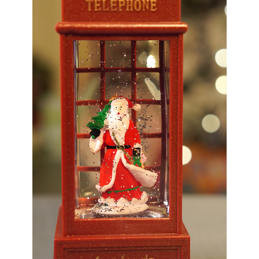 London Booth Santa flying robe, Musical Glitter Water Light, Christmas Lantern